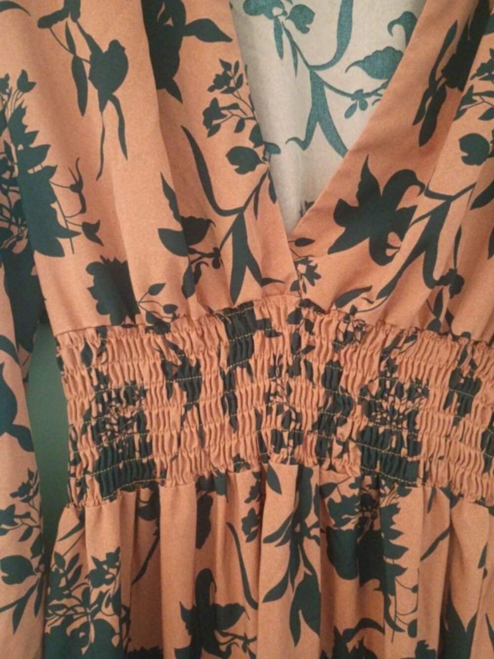 Burnt orange dress size L - Picture 4 of 4